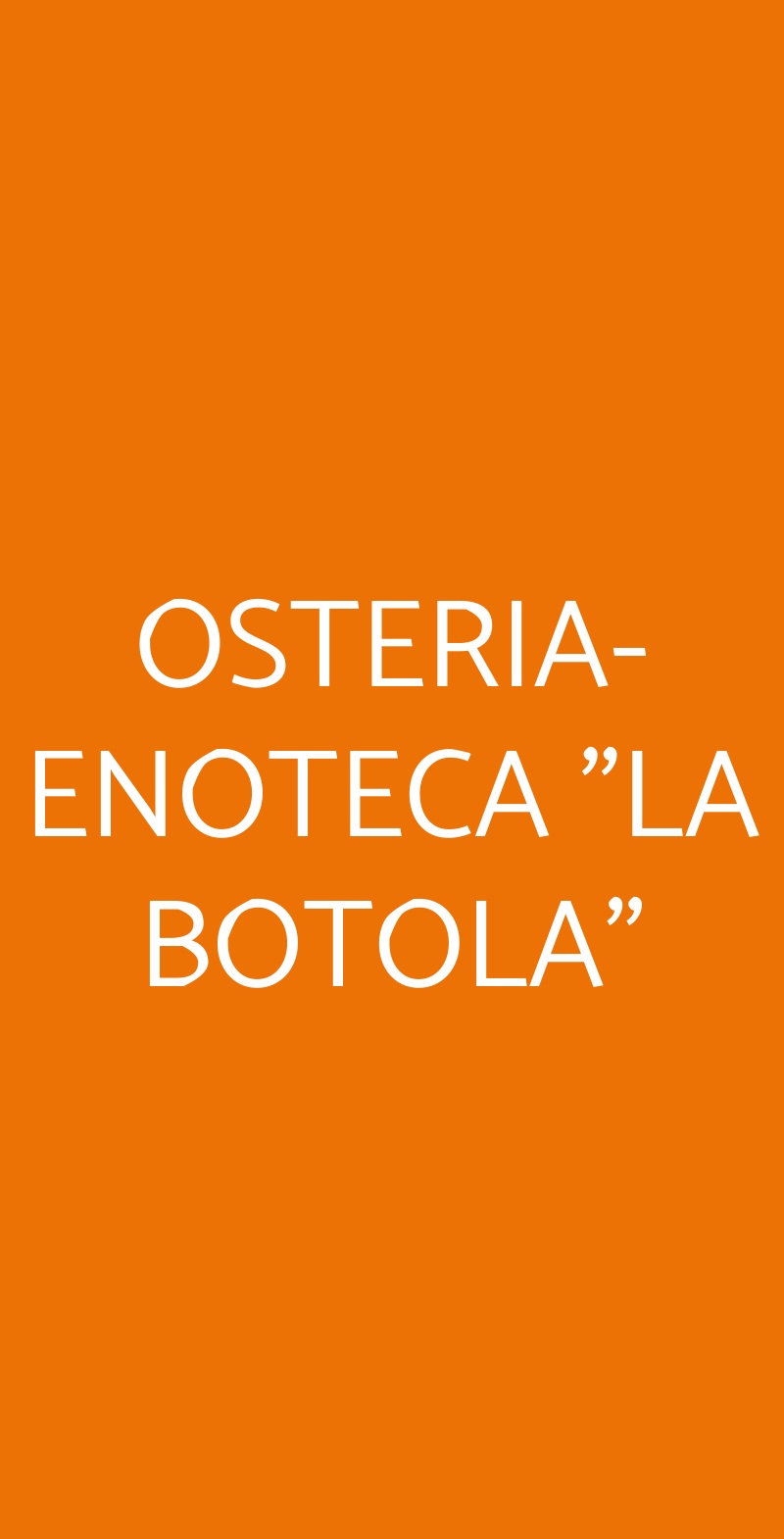 OSTERIA-ENOTECA "LA BOTOLA" Atina menù 1 pagina