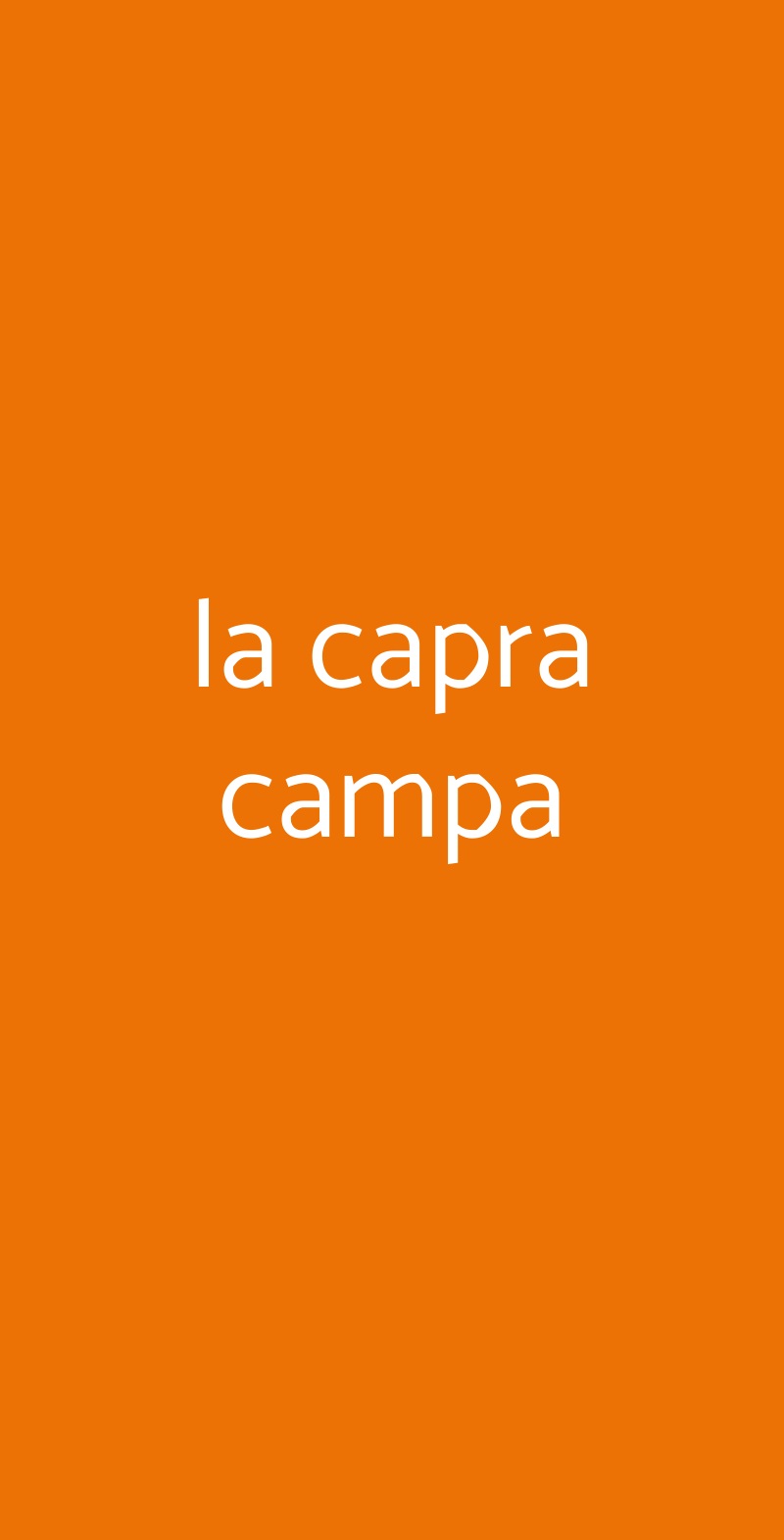 La Capra Campa, Roma