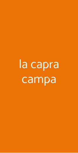 La Capra Campa, Roma