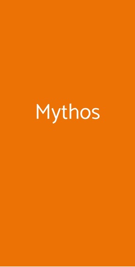 Mythos, Roma