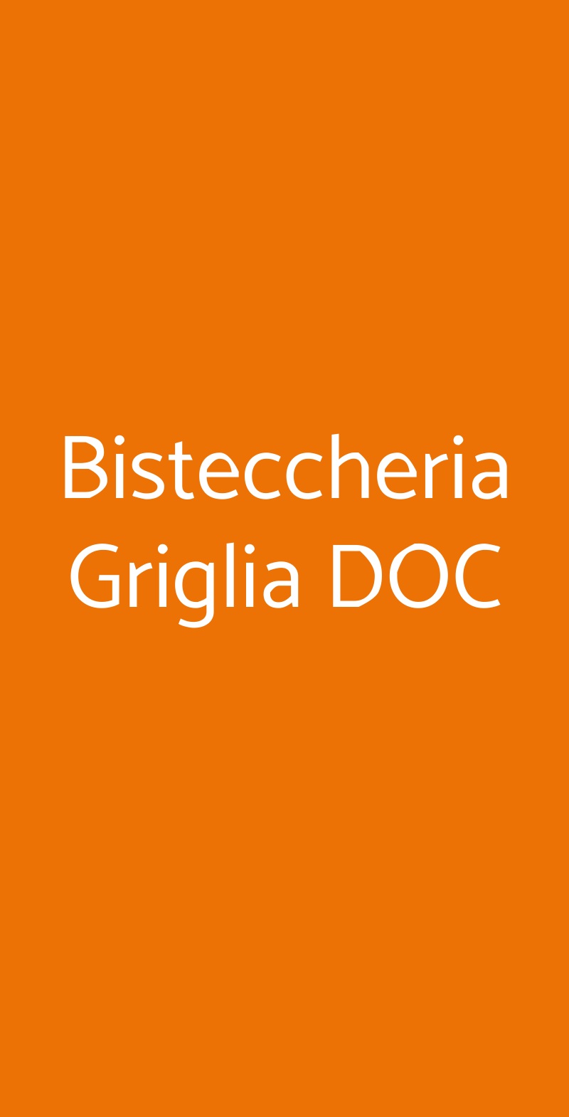 Bisteccheria Griglia DOC Nettuno menù 1 pagina