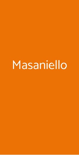 Masaniello, Albano Laziale