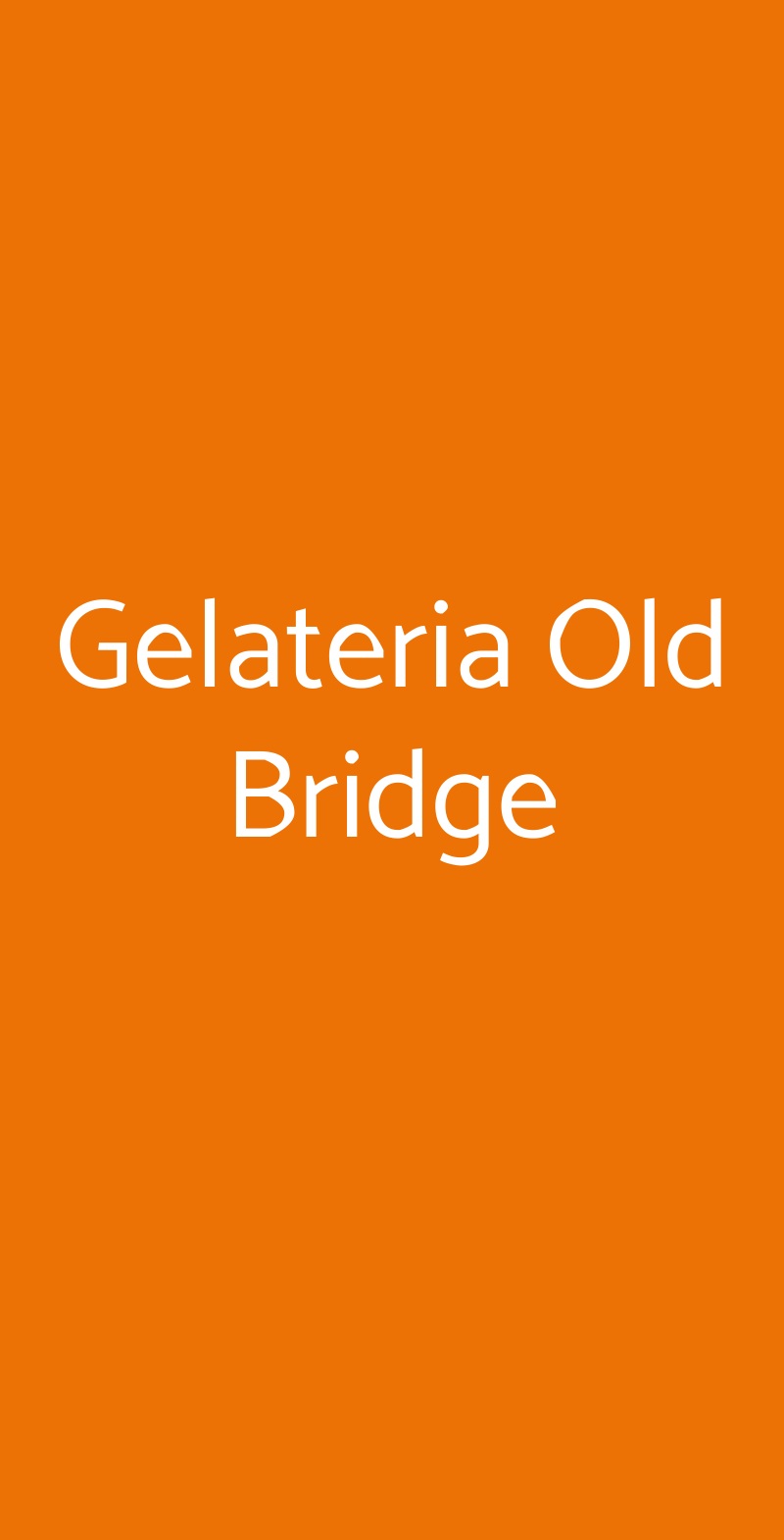 Gelateria Old Bridge, Roma