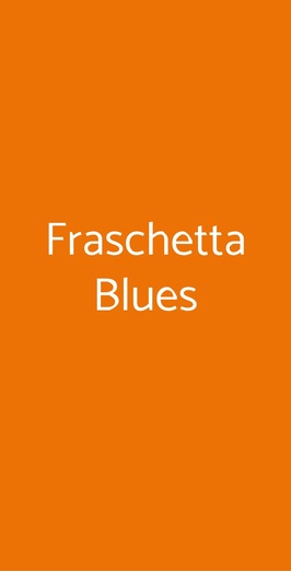 Fraschetta Blues, Nettuno