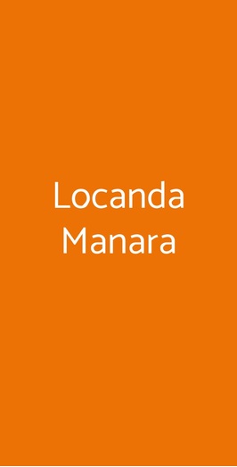 Locanda Manara, Frascati