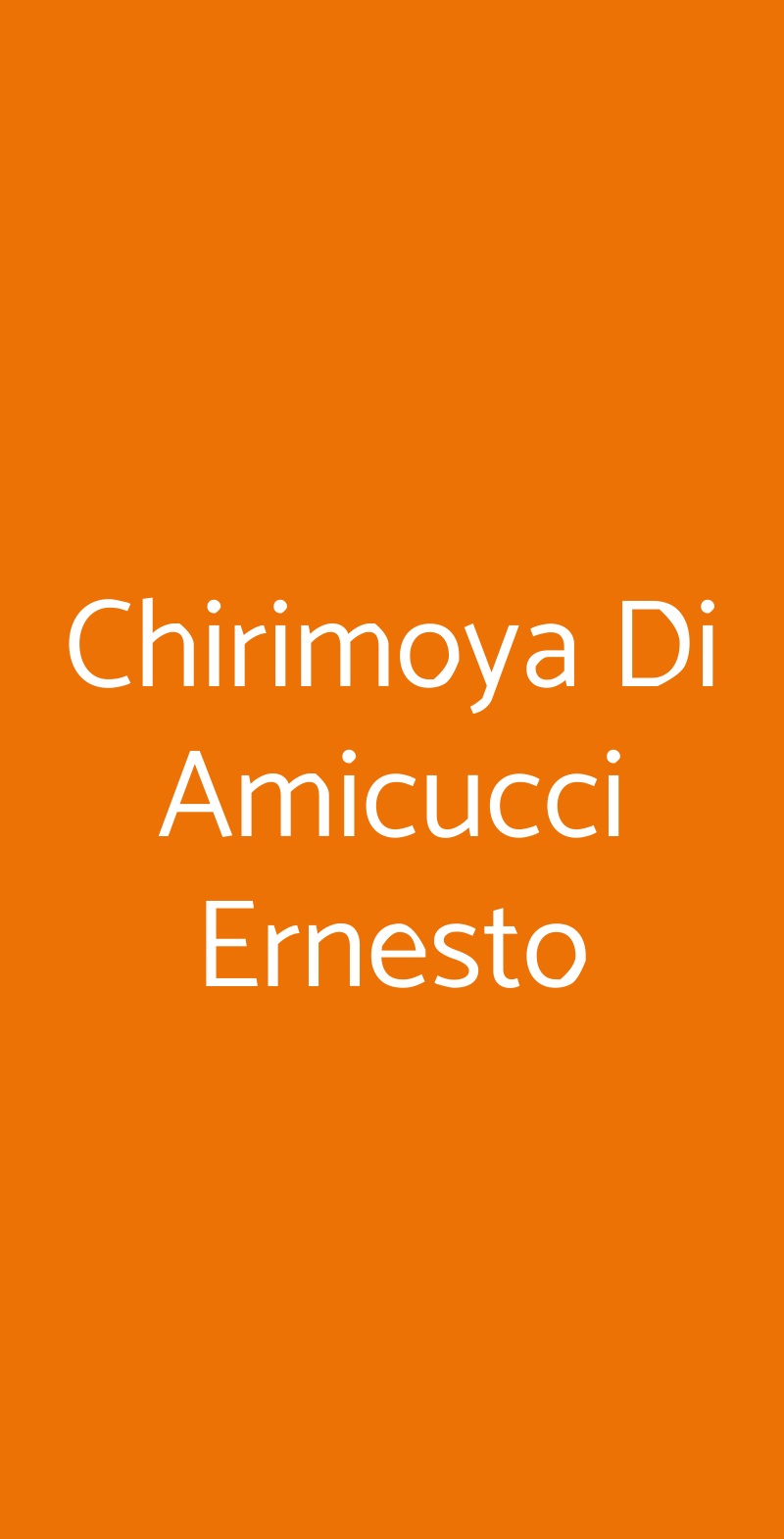 Chirimoya Di Amicucci Ernesto Genzano di Roma menù 1 pagina