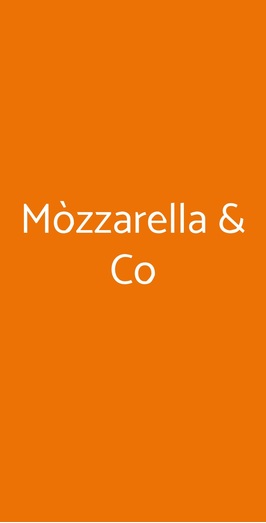 Mòzzarella & Co, Roma