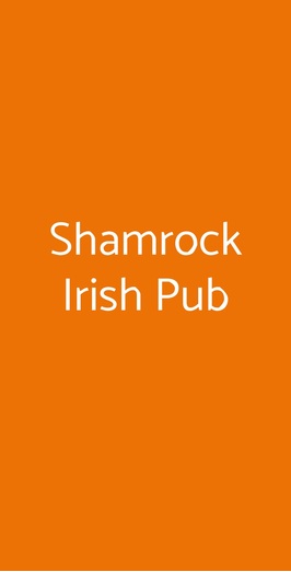 Shamrock Irish Pub, Roma