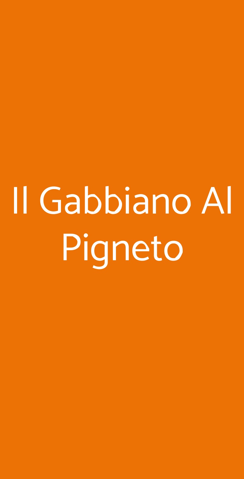 Il Gabbiano Al Pigneto Roma menù 1 pagina