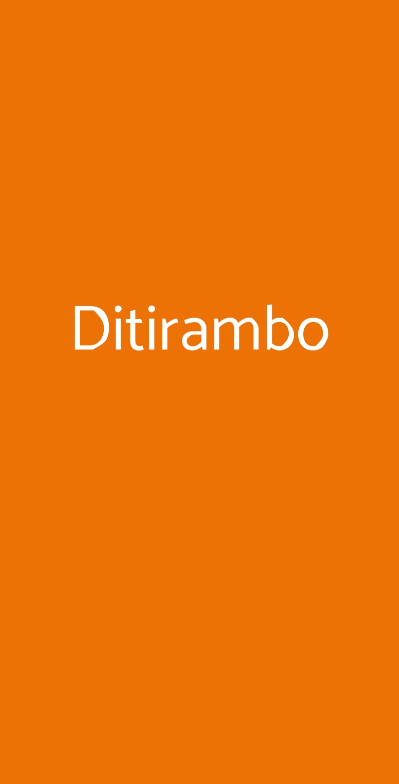 Ditirambo, Roma