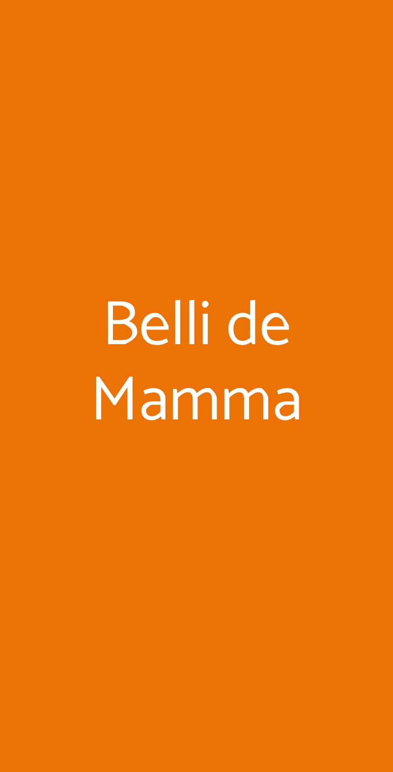 Belli De Mamma, Roma