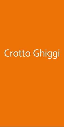 Crotto Ghiggi, Villa di Chiavenna