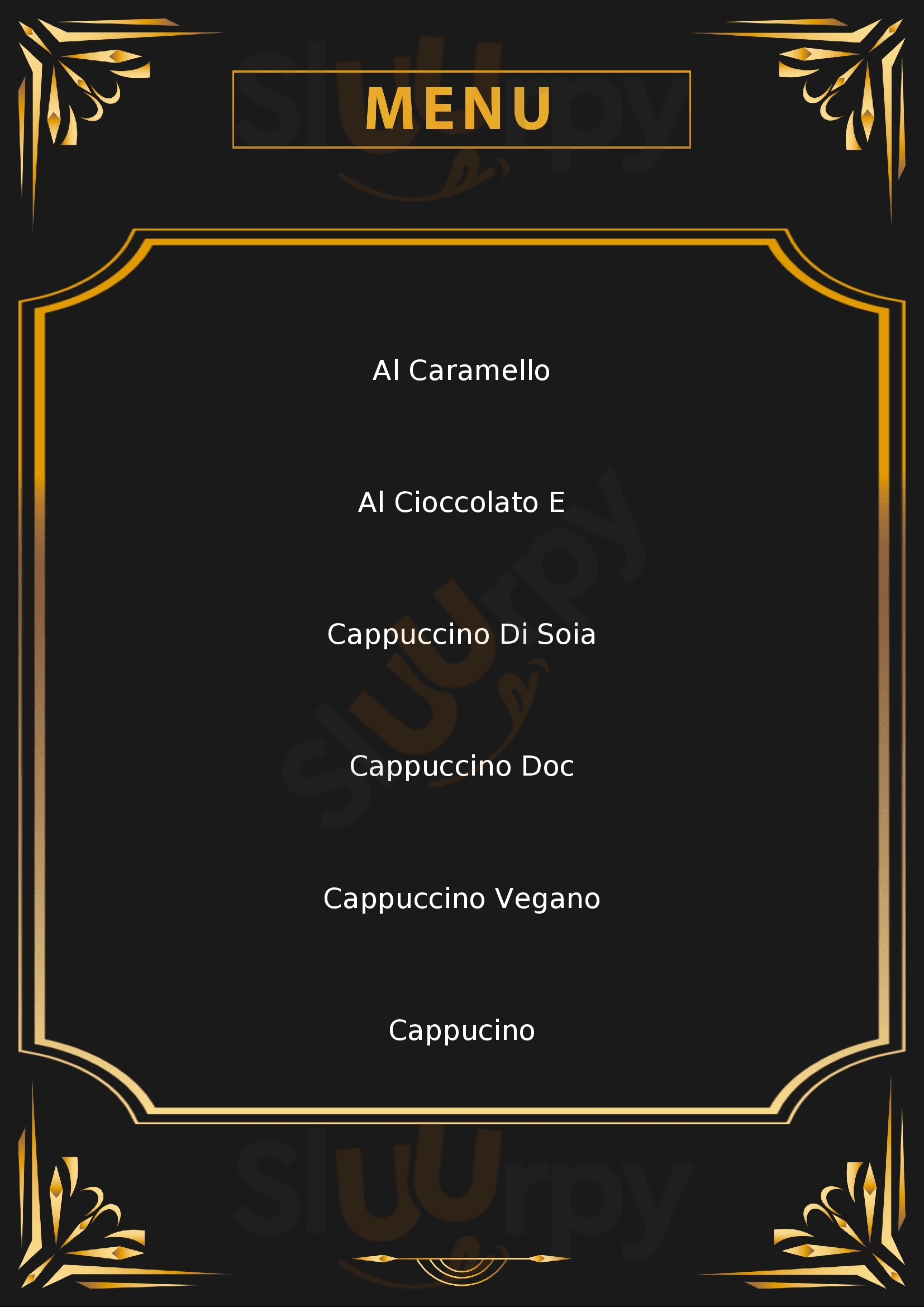 Cappuccino Doc Roma menù 1 pagina