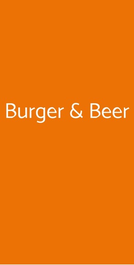 Burger & Beer, Lido di Ostia