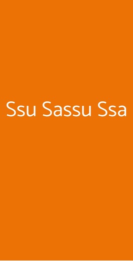 Ssu Sassu Ssa, Marino