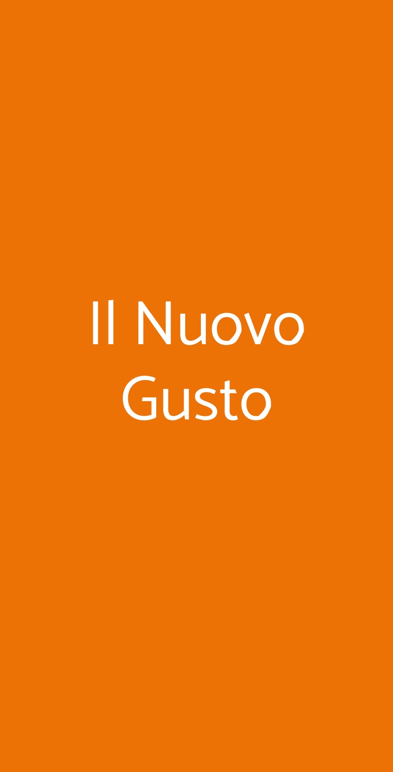 Il Nuovo Gusto, Roma