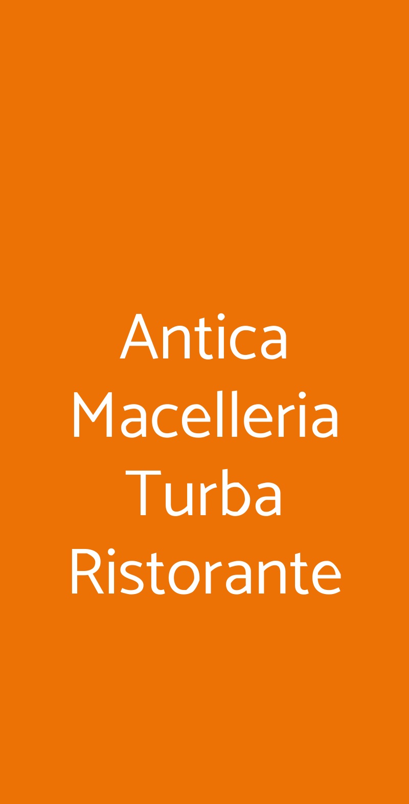 Antica Macelleria Turba Ristorante Rivolta d'Adda menù 1 pagina