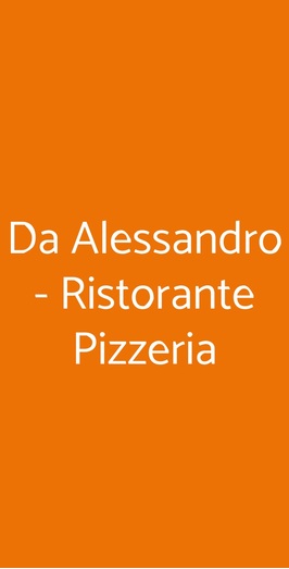 Da Alessandro - Ristorante Pizzeria, Ladispoli