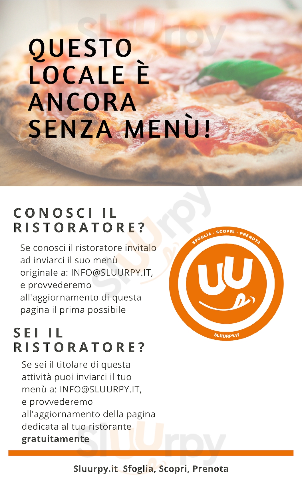 Rosmarino that's pizza - Avezzana Roma menù 1 pagina