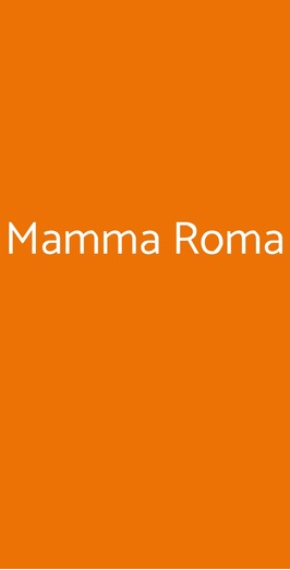 Mamma Roma