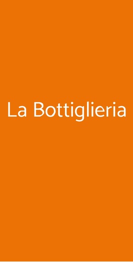 La Bottiglieria, Anzio
