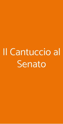 Il Cantuccio Al Senato, Roma