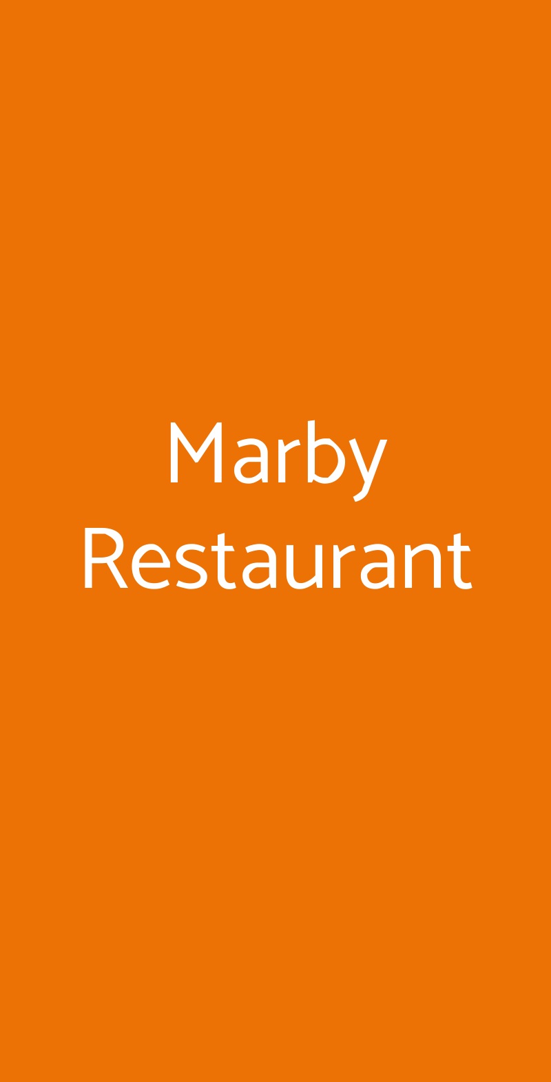 Marby Restaurant Ladispoli menù 1 pagina