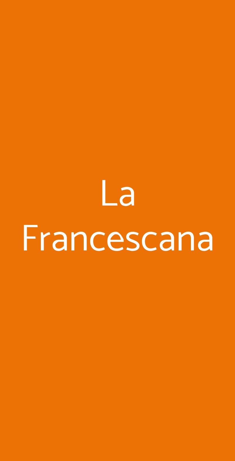 La Francescana Roma menù 1 pagina