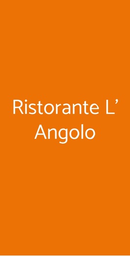 Ristorante L' Angolo, Fiumicino