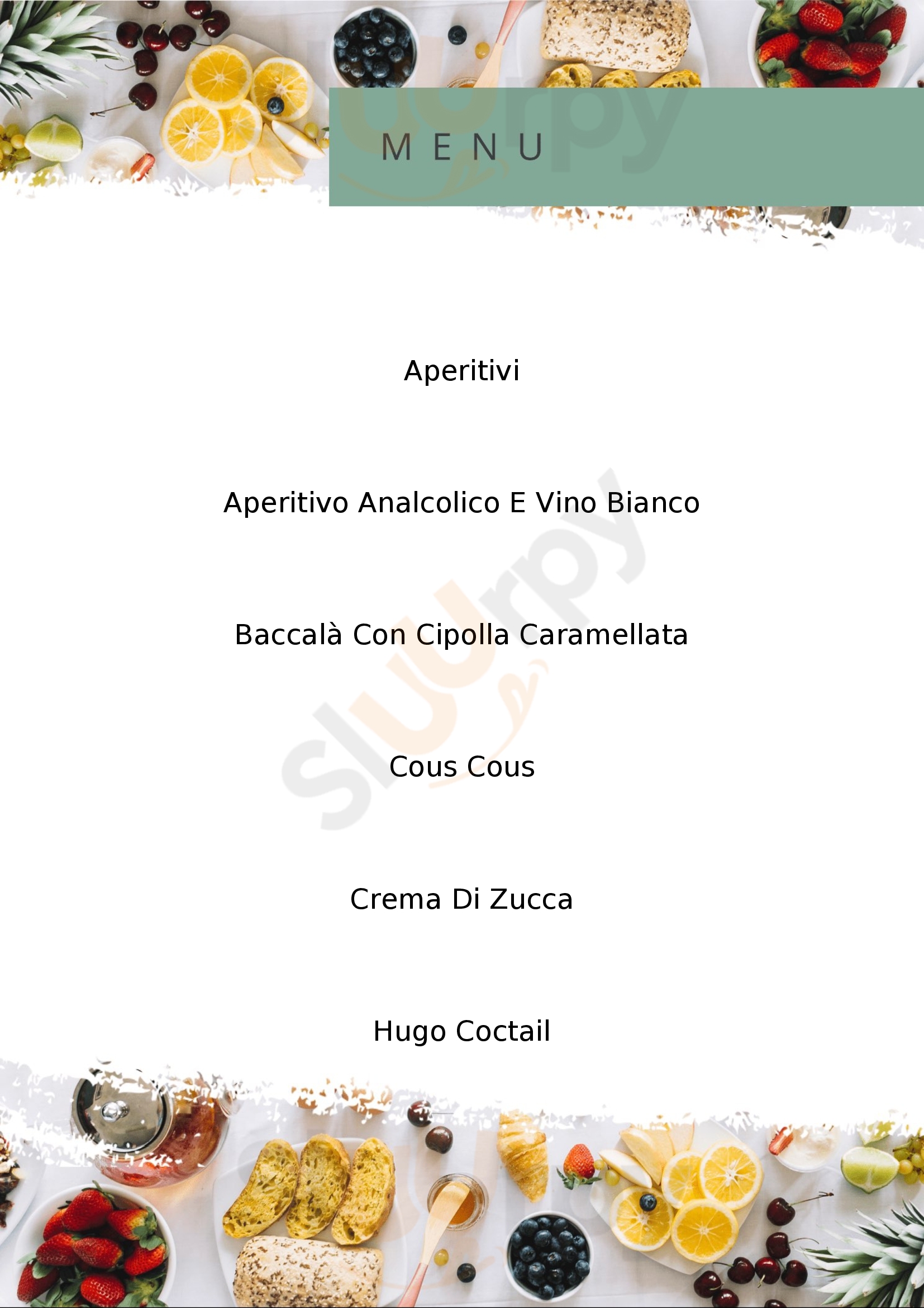 L'OmbraLonga Vineria Cicchetteria Roma menù 1 pagina