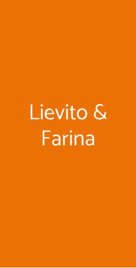 Lievito & Farina, Roma