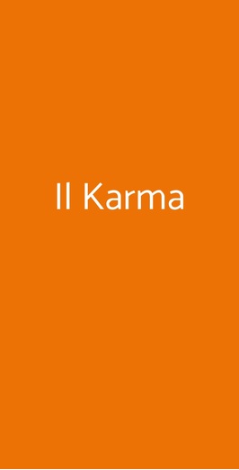 Il Karma, Fiumicino