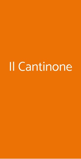 Il Cantinone, Roma