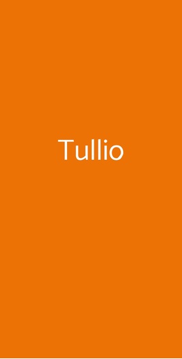 Tullio, Roma