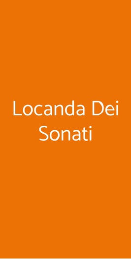 Locanda Dei Sonati, Frascati