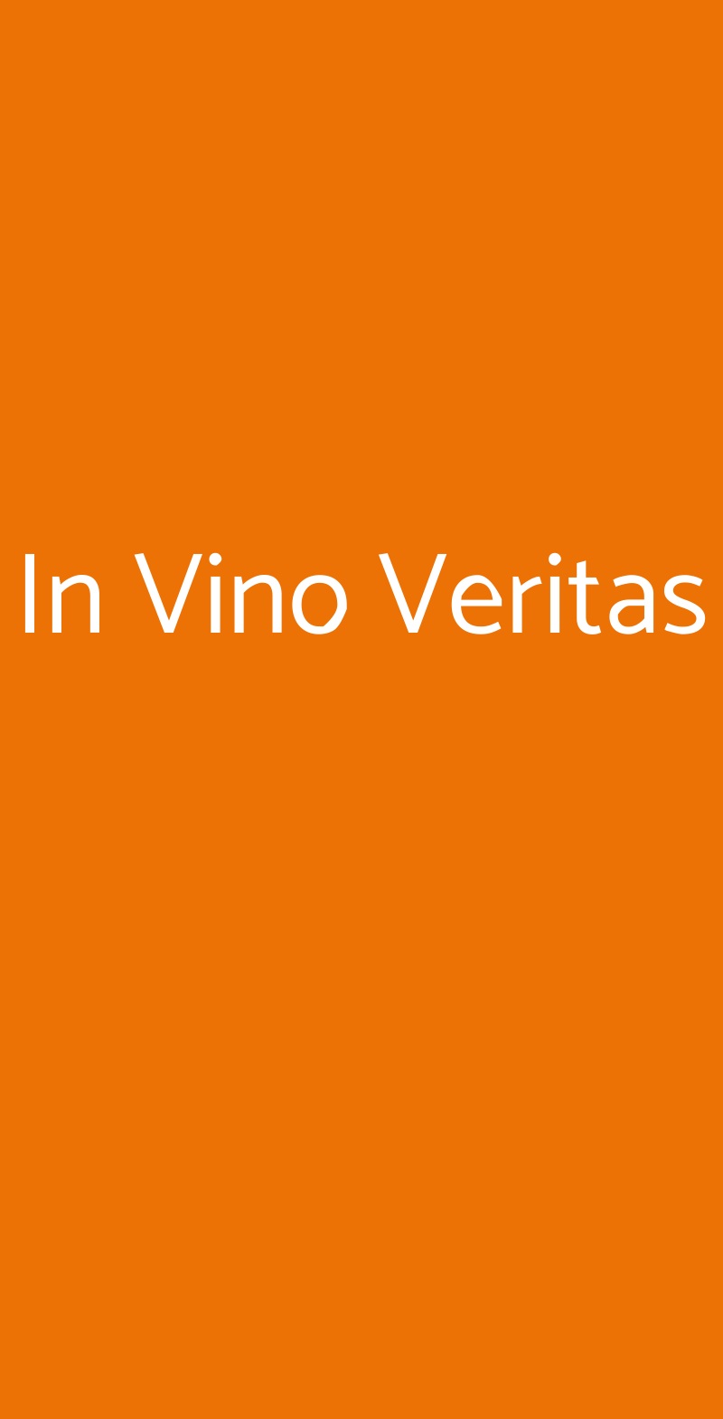 In Vino Veritas, Genova