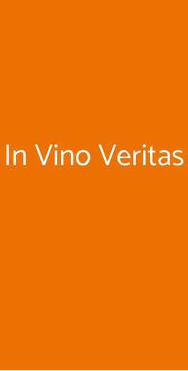 In Vino Veritas, Genova