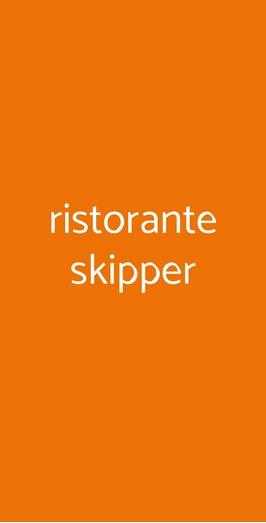Ristorante Skipper, Santa Margherita Ligure
