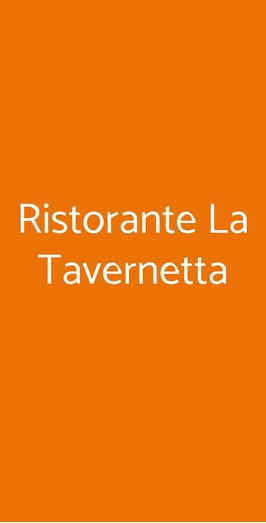 Ristorante La Tavernetta, Recco