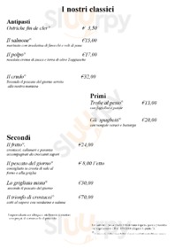 Ristorante La Prua, Alassio menu