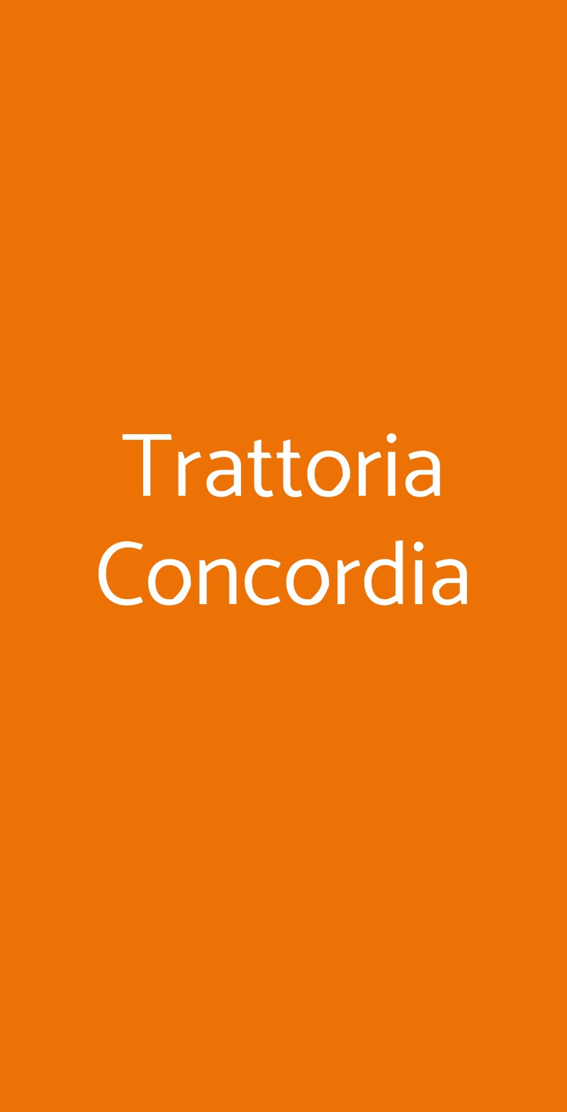 Trattoria Concordia Portofino menù 1 pagina