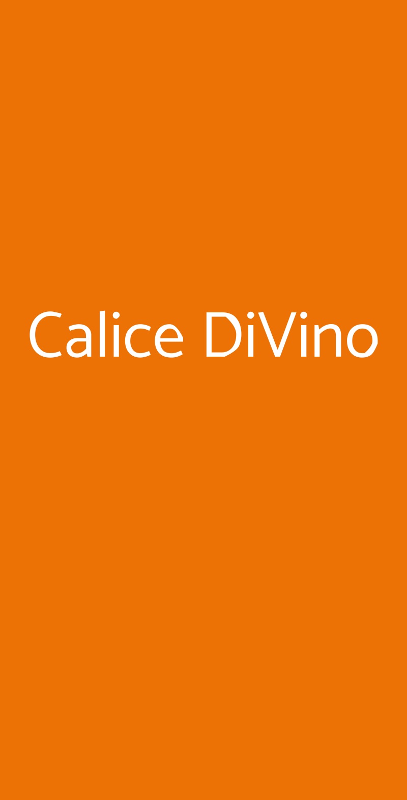 Calice Divino, Milano