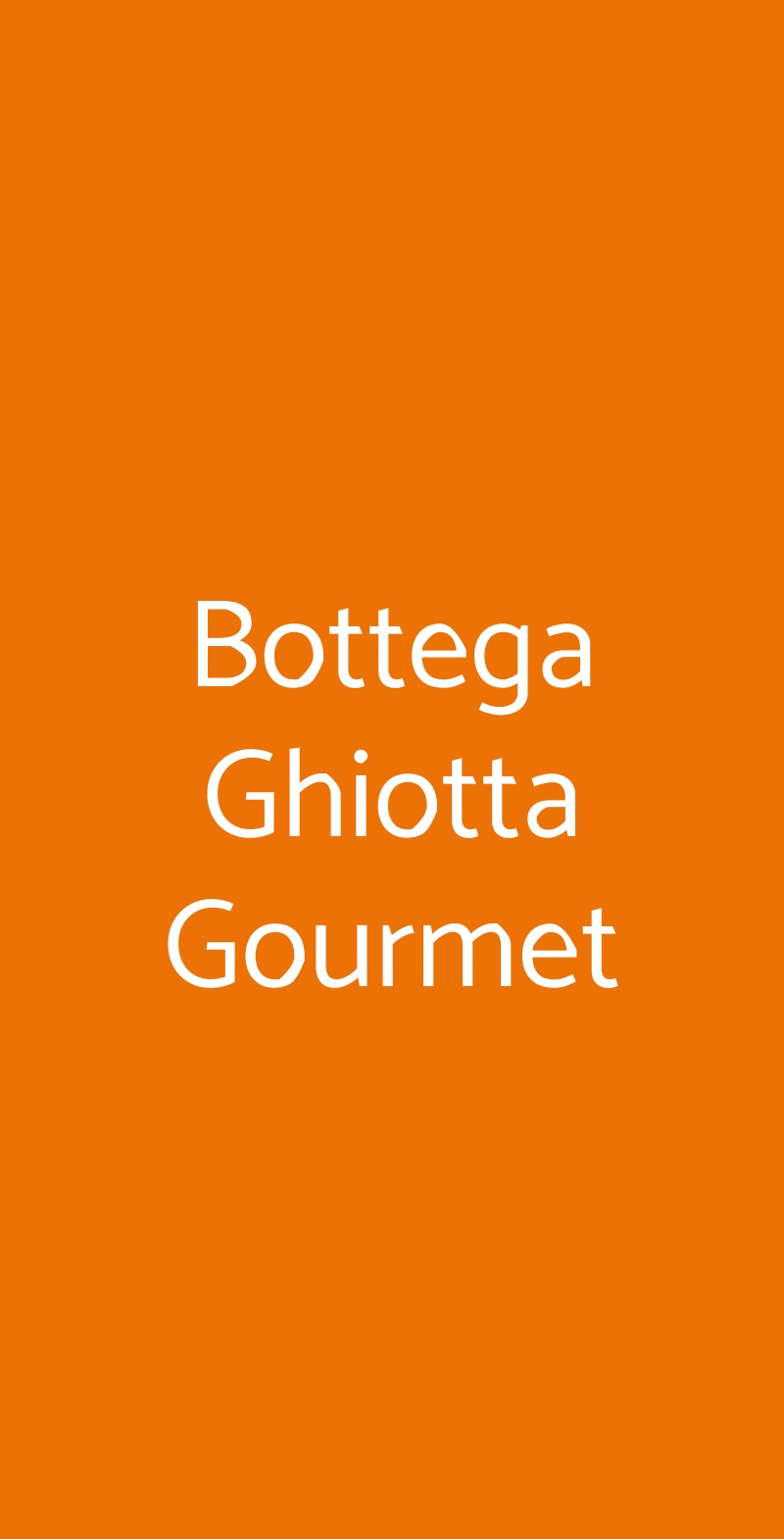 Bottega Ghiotta Gourmet Milano menù 1 pagina