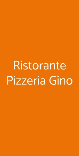 Ristorante Pizzeria Gino, Arenzano