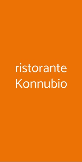 Ristorante Konnubio
