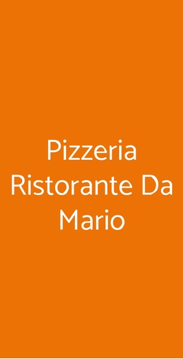 Pizzeria Ristorante Da Mario, Savona
