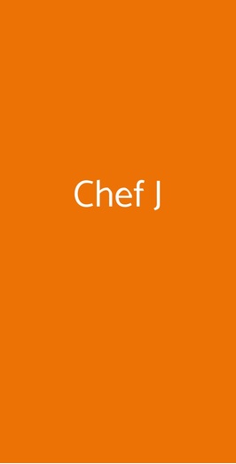 Chef J, Milano