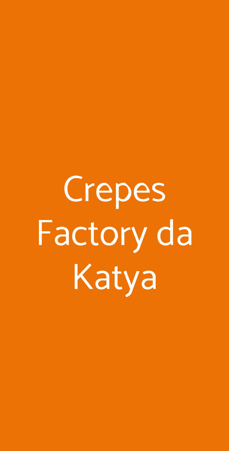 Crepes Factory Da Katya, Genova