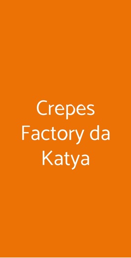 Crepes Factory Da Katya, Genova