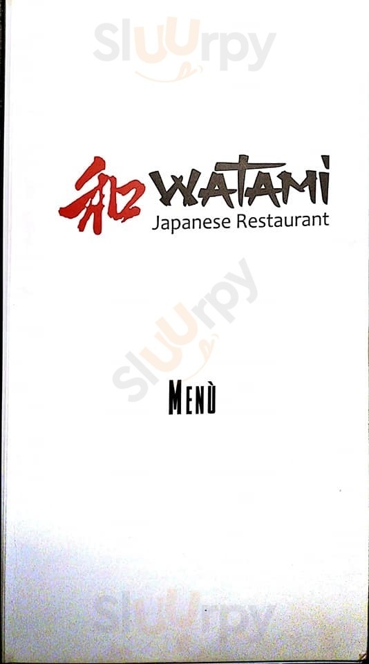 Watami Varazze menù 1 pagina
